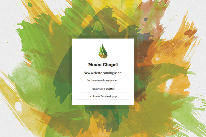Mount Chapel website preview